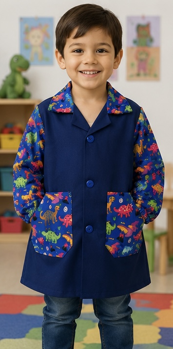 Delantal infantil dinosaurios